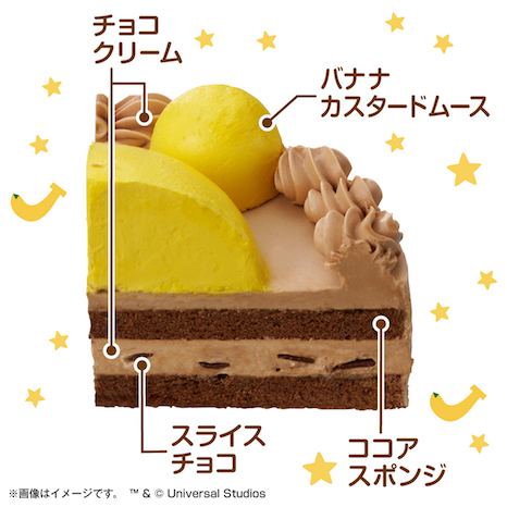 限定デザインのお皿もついてくる!ミニオンのクリスマスケーキが