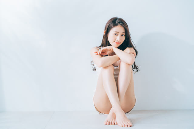 ムダ毛がない女性