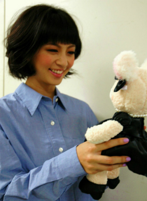 NHKの朝ドラにも出演中の安田美沙子さん、発見!
