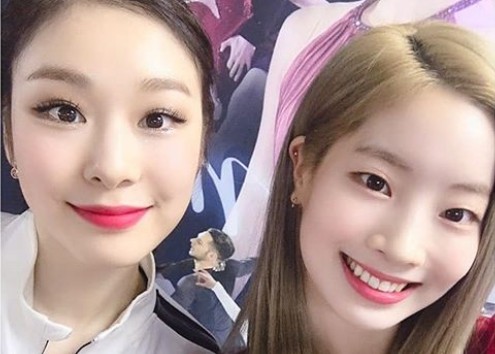 キム・ヨナ&TWICE ダヒョンの2ショットに反響「K-POPアイドルでも違和感なし」