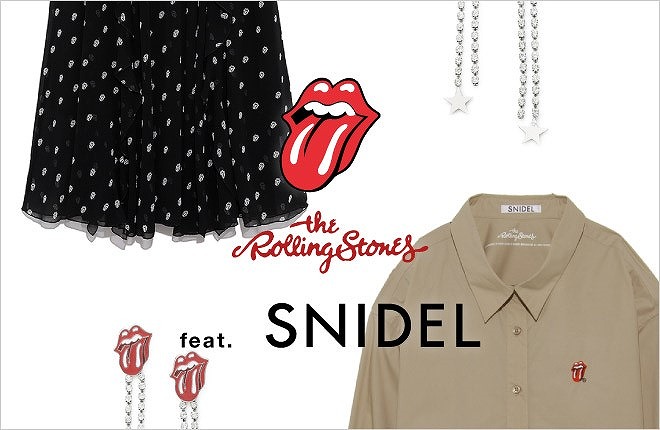 待望のコラボ第2弾♡「SNIDEL」×ザ・ローリング・ストーンズ