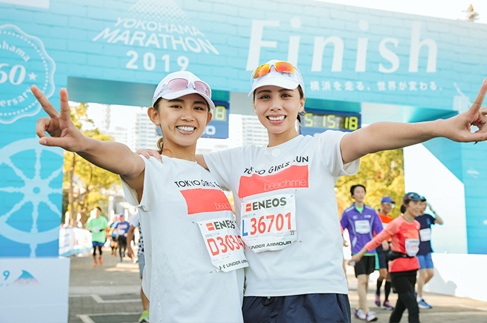 坪井ミサト・チャベス愛が横浜マラソンでフルマラソンに挑戦!