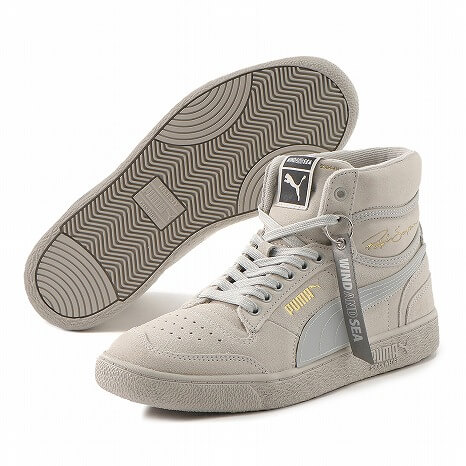 PUMA_RALPH SAMPSON_WIND AND SEA_コラボスニーカー_ハイカット_グレー