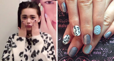 玉城ティナ、マットNAILに初挑戦